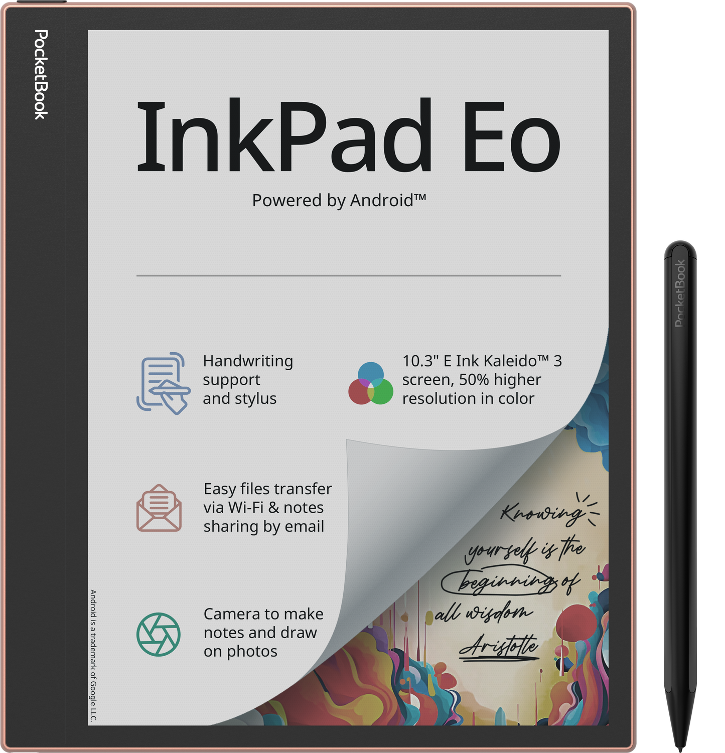 Pocketbook Eo - 10.3 K3 notebook with Google Play