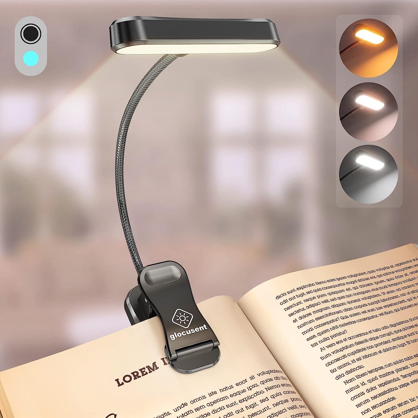 Reading Light for Supernote, Remarkable 2, Quaderno – Warm and Cool Lighting
