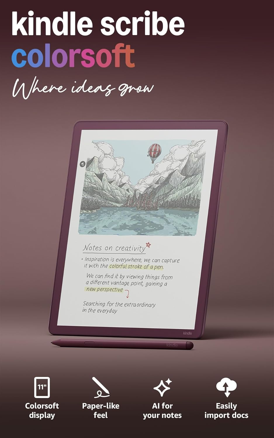 Amazon Kindle Scribe Colorsoft 32GB