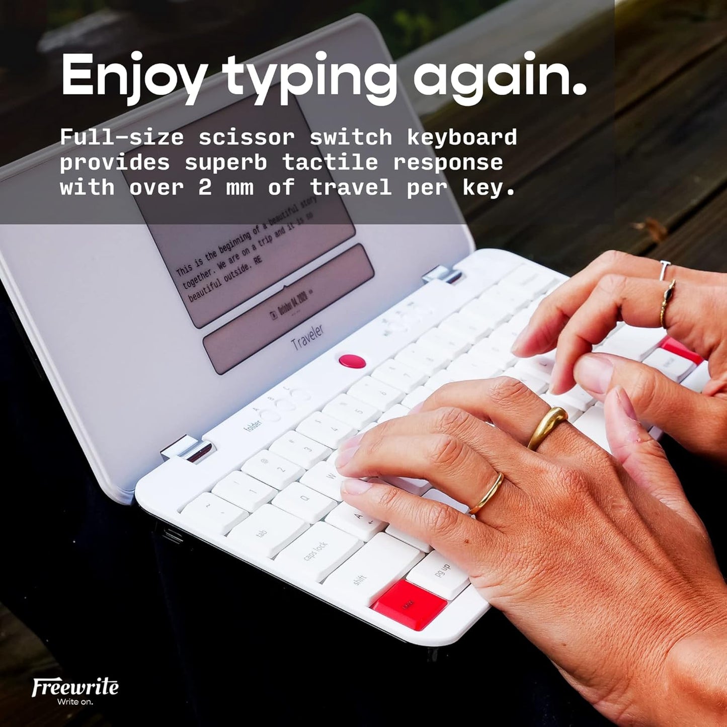 Freewrite Traveller E INK Typewriter - English