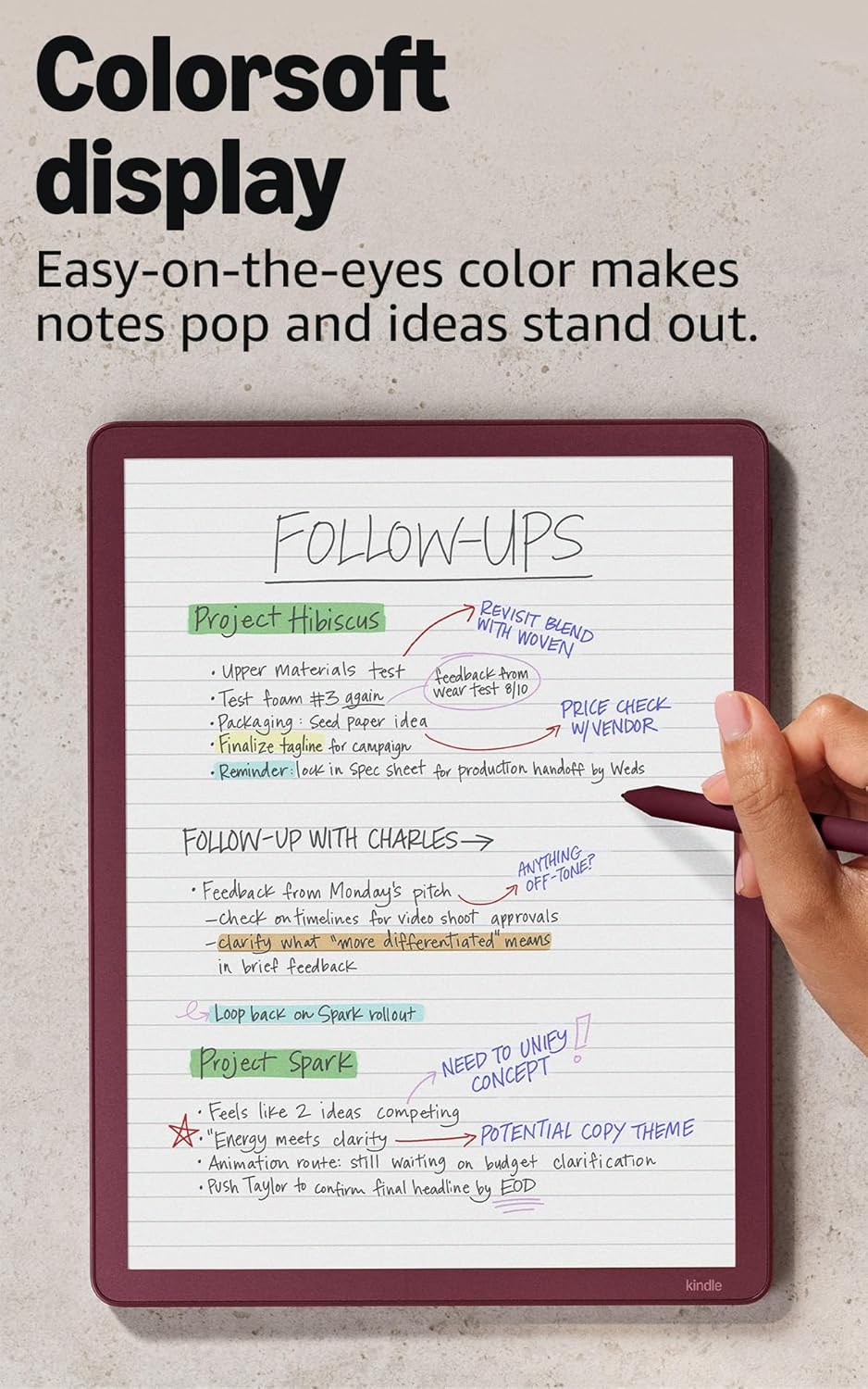 Amazon Kindle Scribe Colorsoft 32GB - Graphite