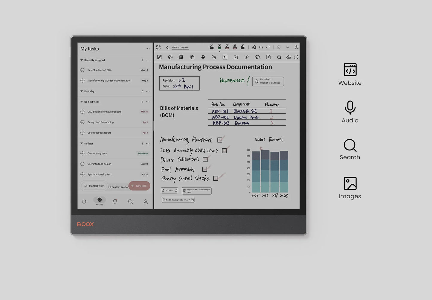Onyx Boox Tab XC Color e-notebook 2025