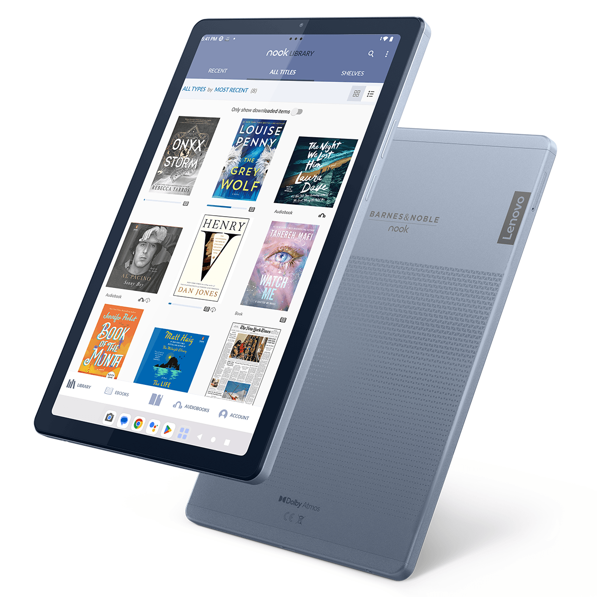 NOOK 9" Lenovo Tablet Frost Blue Edition