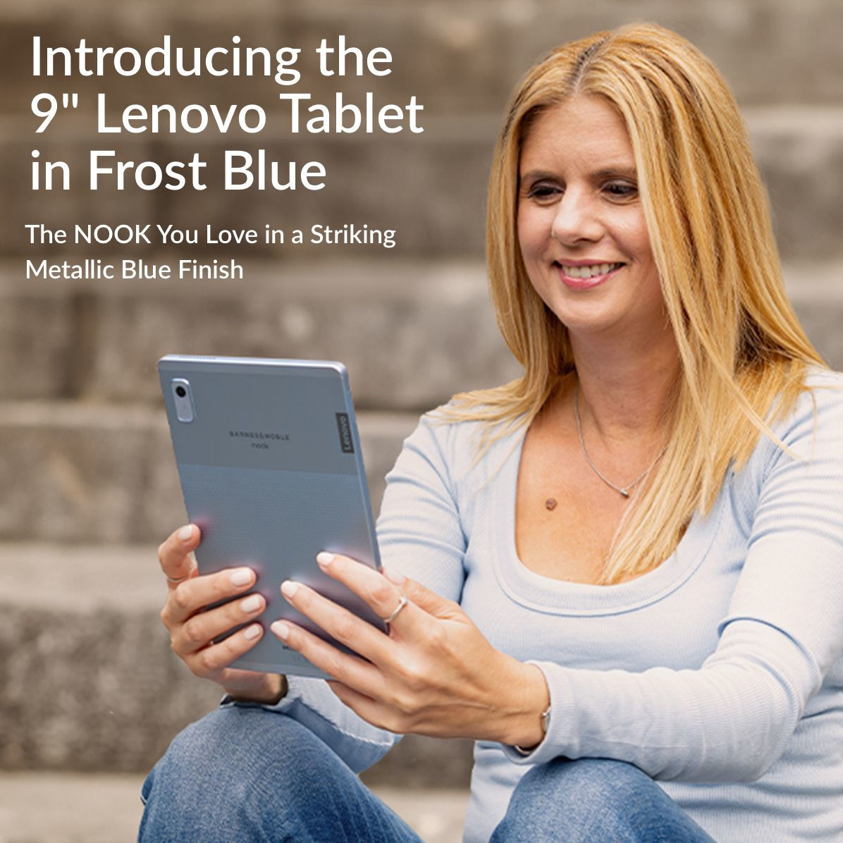 NOOK 9" Lenovo Tablet Frost Blue Edition