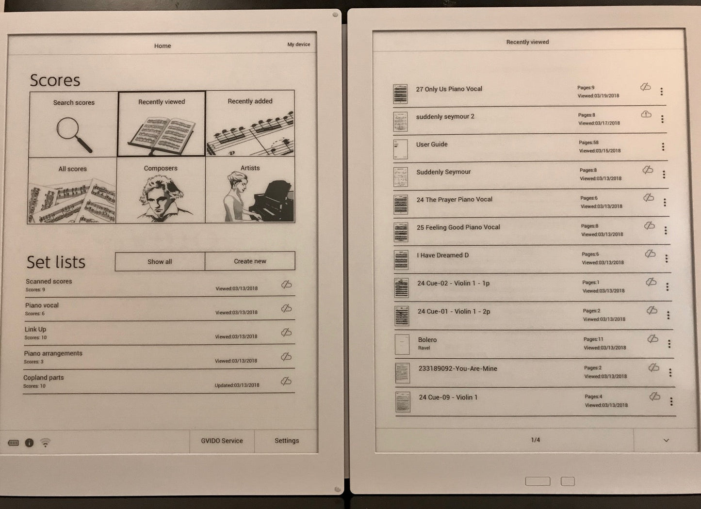 Gvido Dual Screen Music Reader