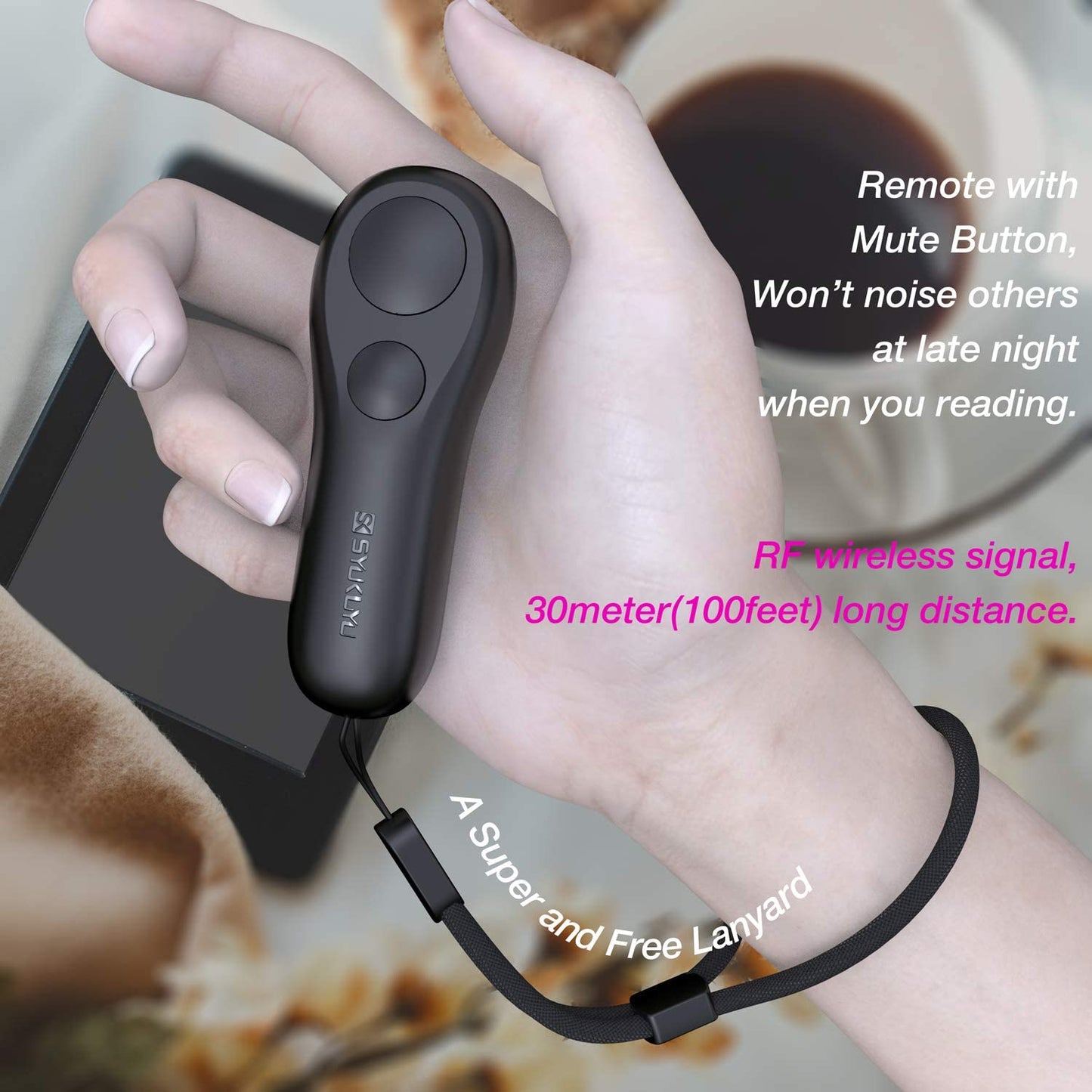 E-Reader Remote Control for Page Turns