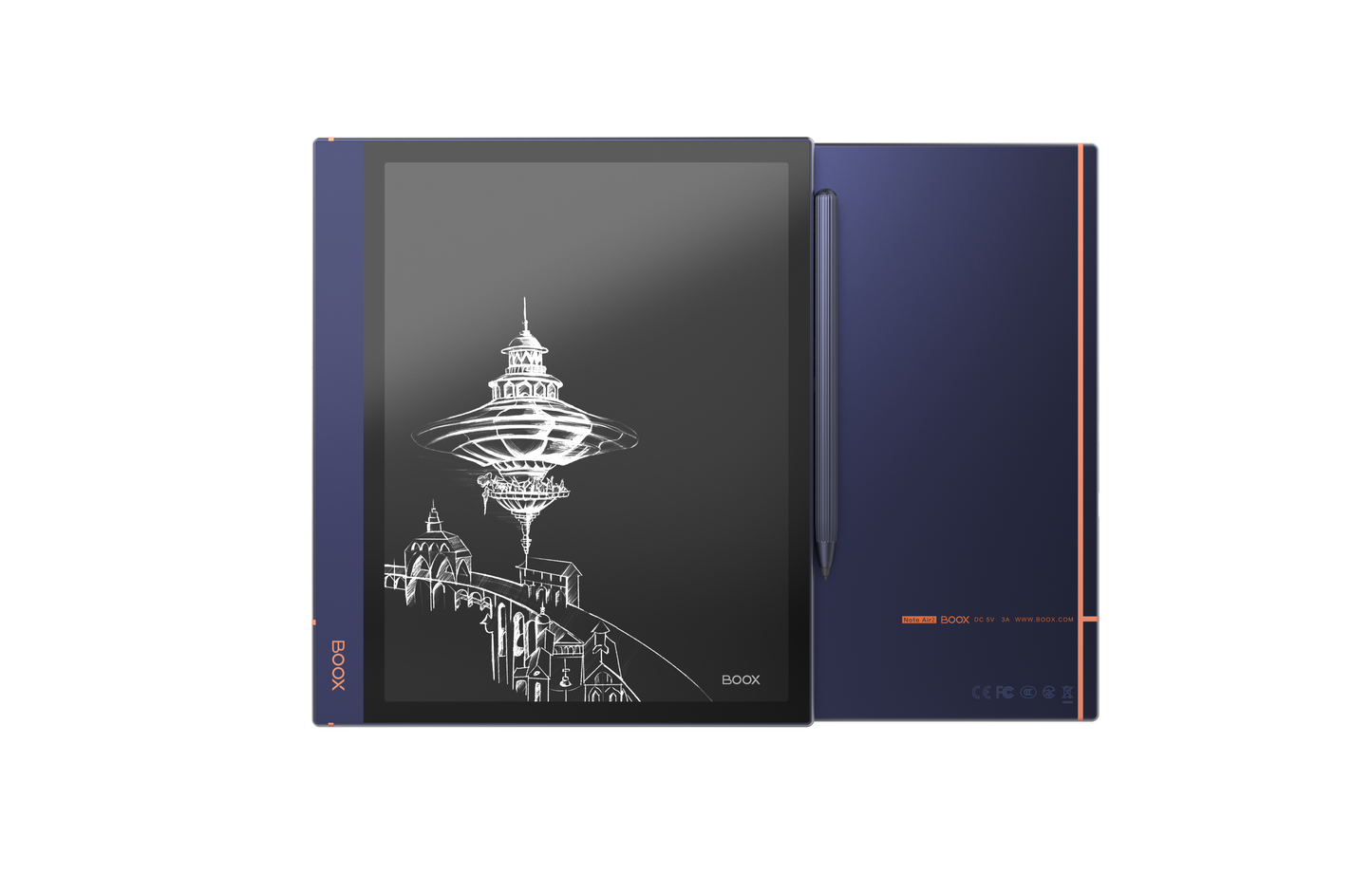 Onyx Boox Note Air 2 with Case & Stylus