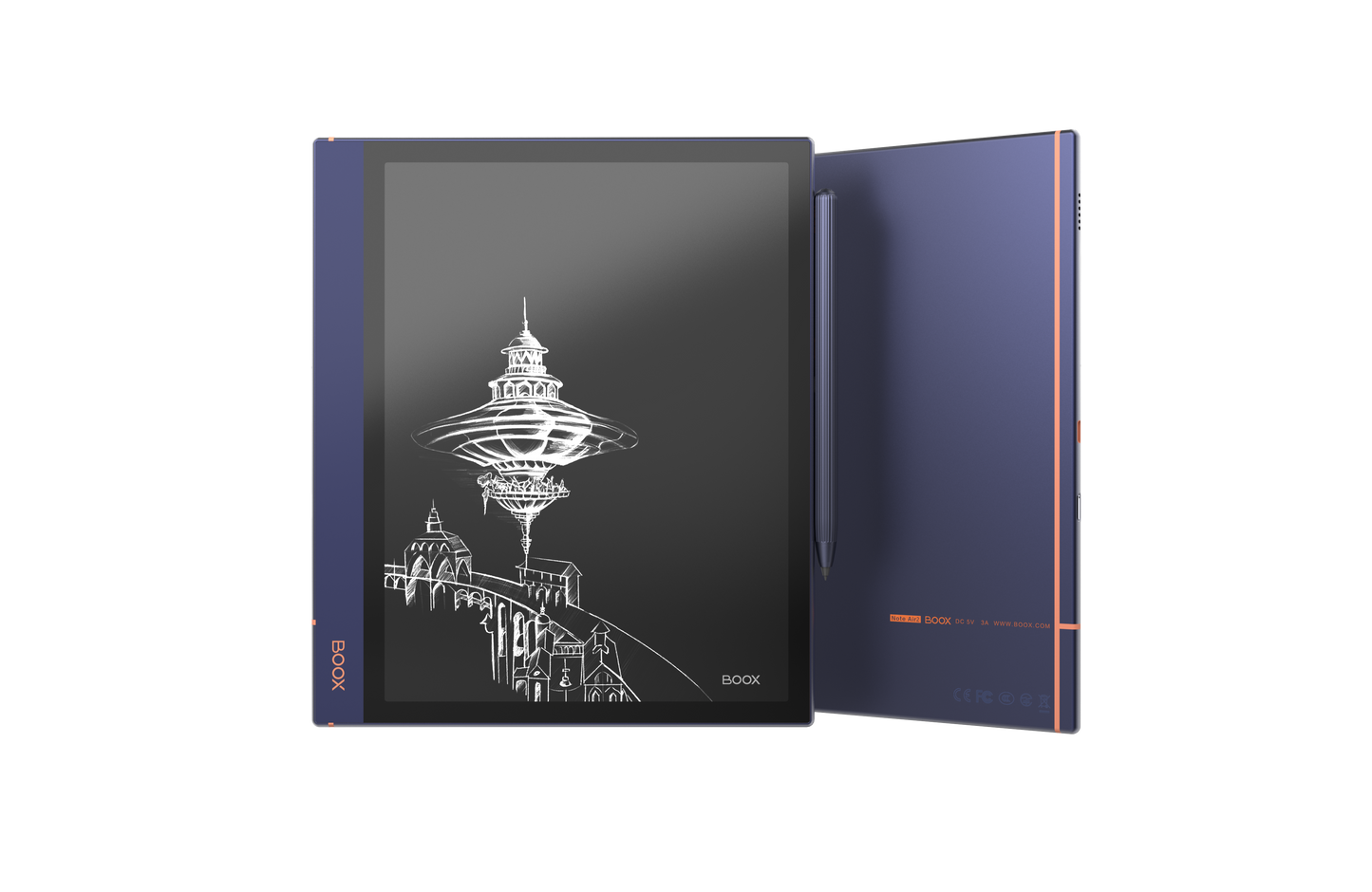 Onyx Boox Note Air 2 with Case & Stylus