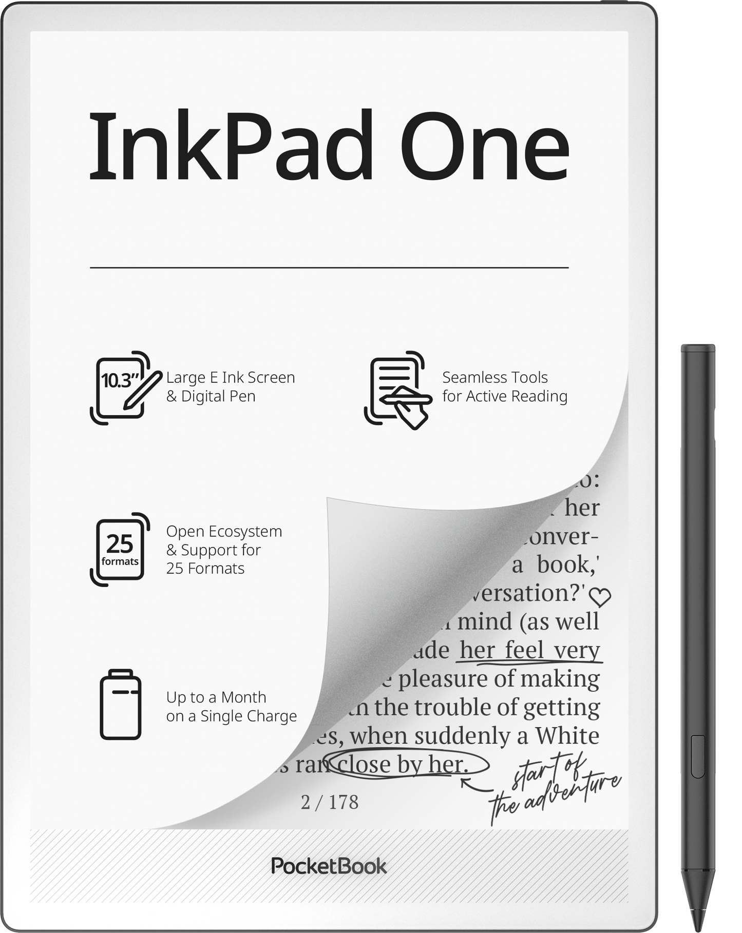 Pocketbook InkPad One e-notebook and e-reader