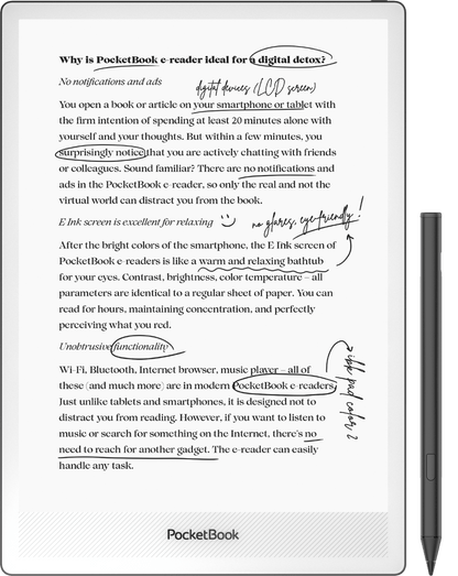 Pocketbook InkPad One e-notebook and e-reader