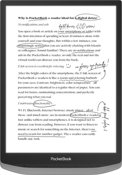 PocketBook InkPad X Pro: excellent note-taker