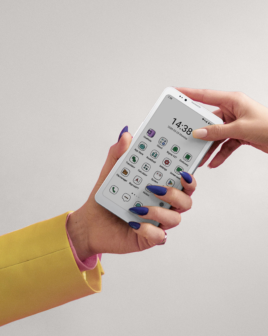 Hibreak Plus 6.13''ePaper 4G handwriting smartphone with 53FPS,Android 14OS