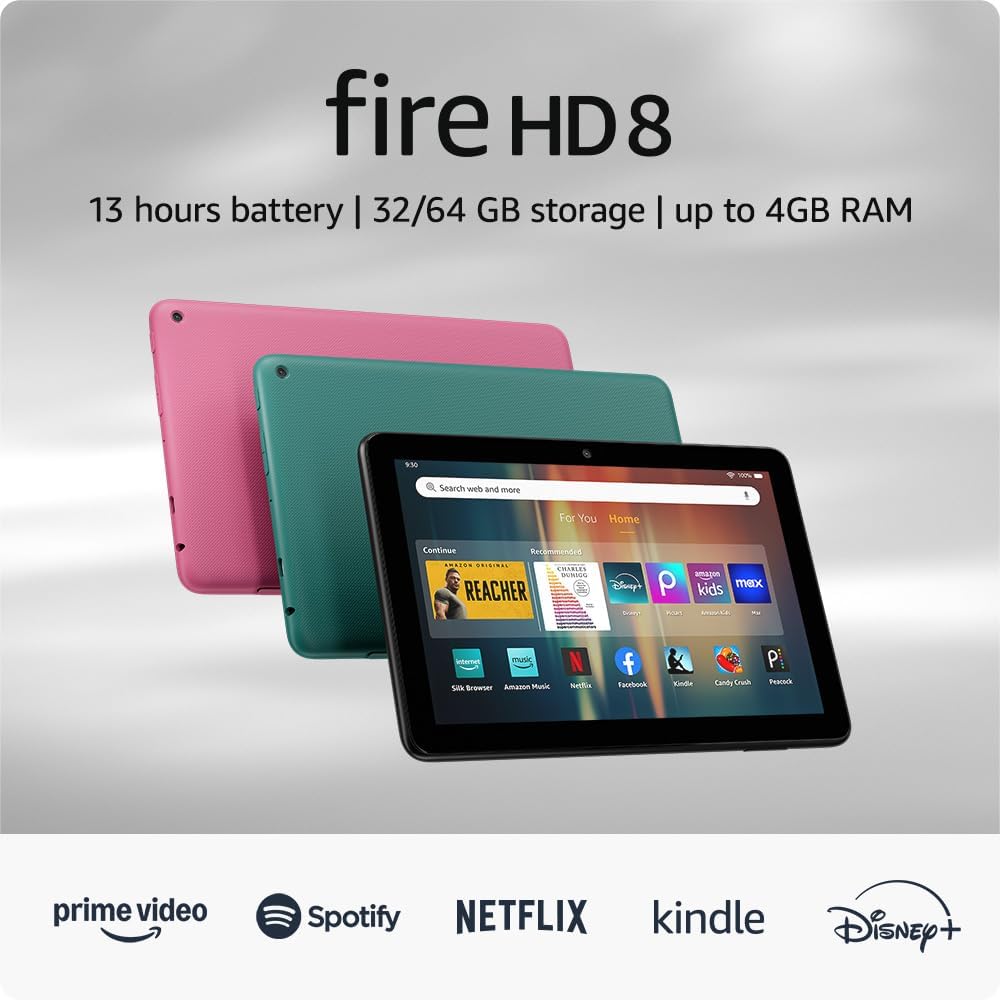 Amazon Fire HD 8 2024 - Black Tablet