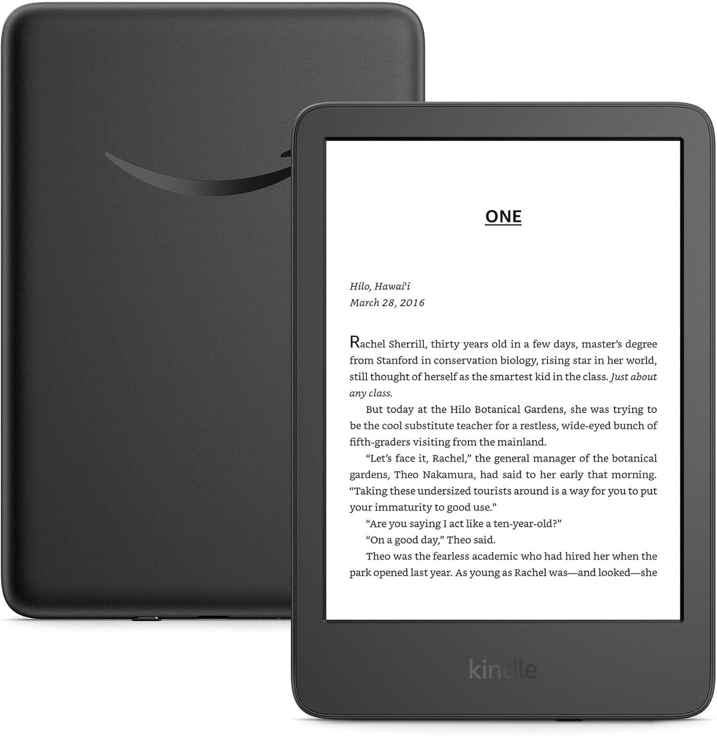 New Amazon Kindle (16 GB) – Lightest and most compact Kindle, with glare-free display, faster page turns, adjustable front light and long battery life