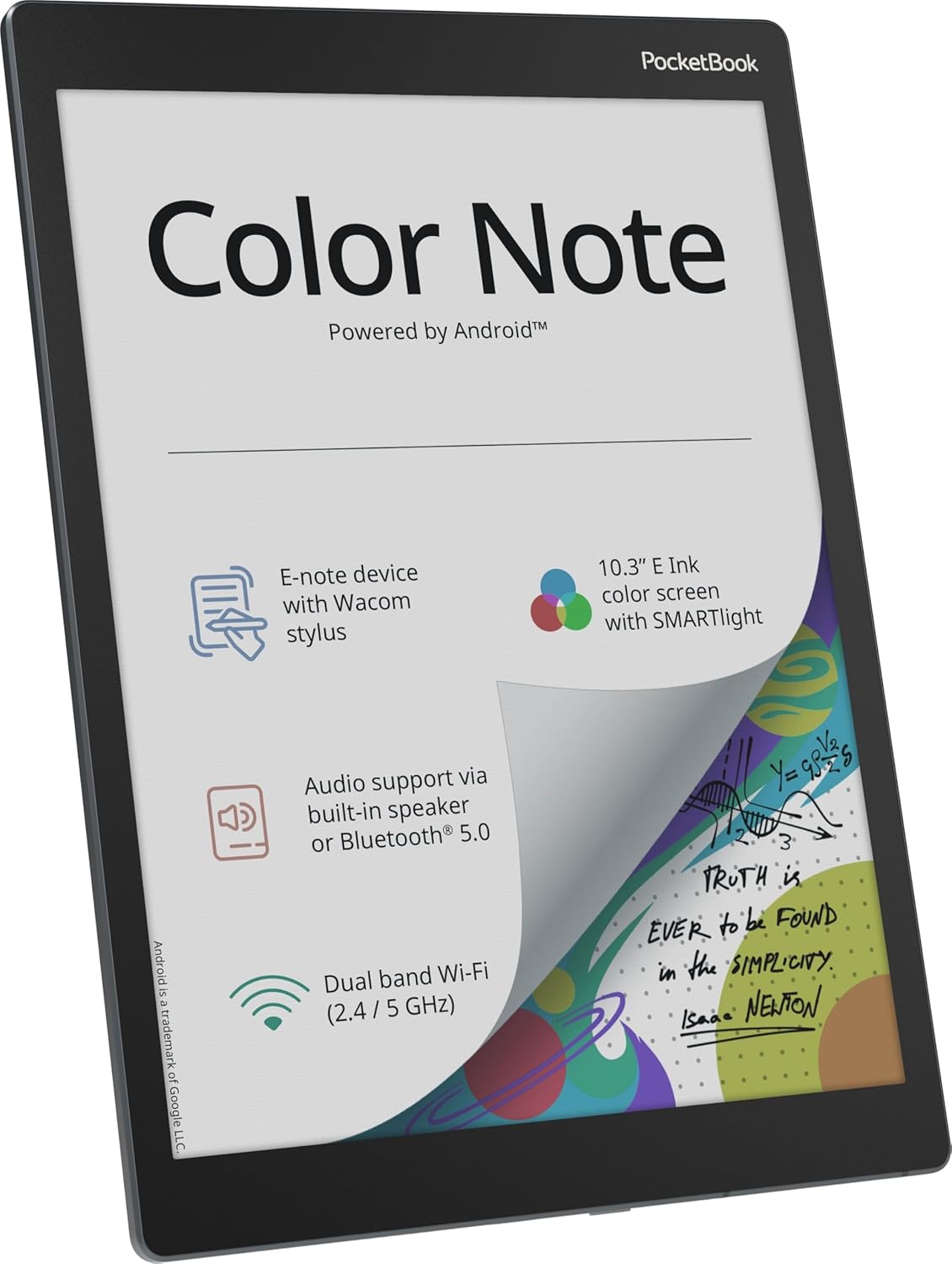 PocketBook Color Note | 10.3" Color E Ink Kaleido 3 Screen