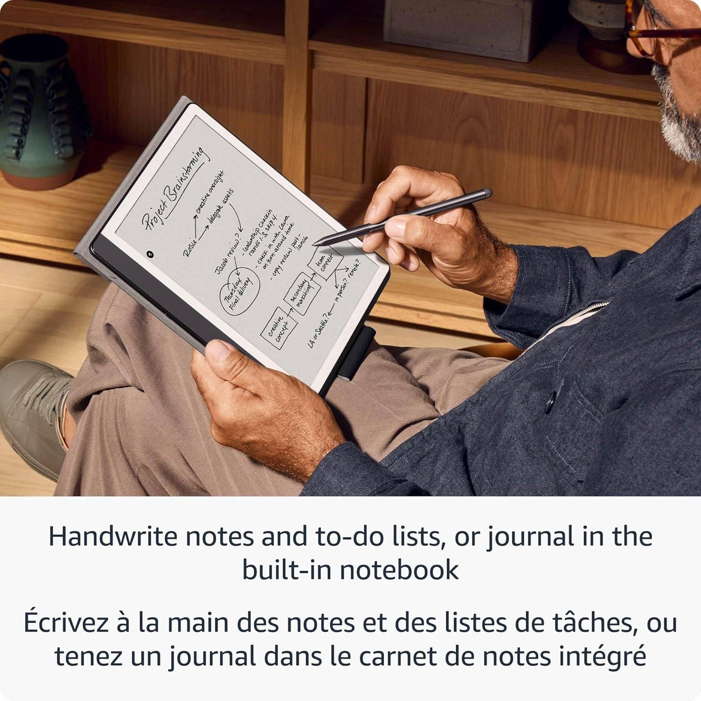 New Amazon Kindle Scribe 2024 - Redesigned display with uniform borders. Includes New Premium Pen