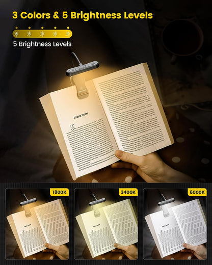 Reading Light for Supernote, Remarkable 2, Quaderno – Warm and Cool Lighting