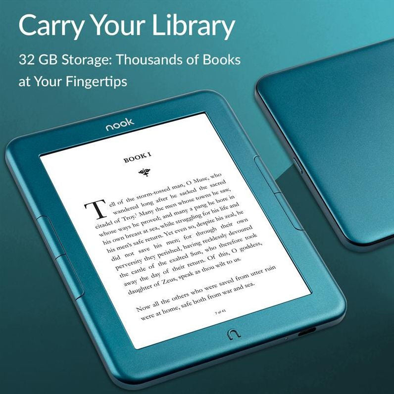 NOOK GlowLight 4 Ocean Teal Edition