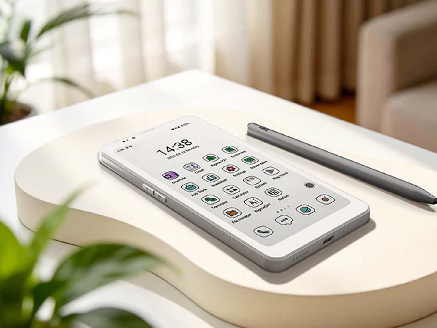 Hibreak Plus 6.13''ePaper 4G handwriting smartphone with 53FPS,Android 14OS