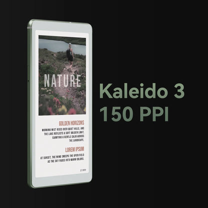 6.13’’ AiPaper Reader C with Color Display, E Ink eReader