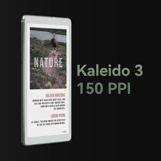 6.13’’ AiPaper Reader C with Color Display, E Ink eReader