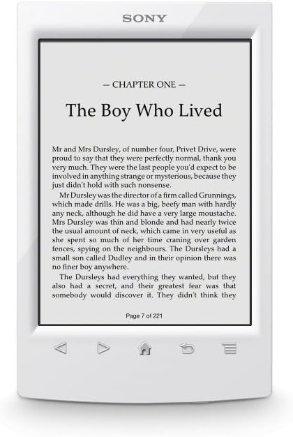 Sony PRS-T2/WC E-reader Wi-Fi Model Reader White