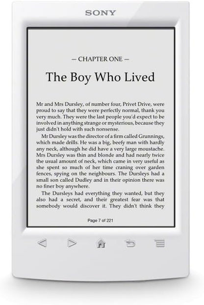 Sony PRS-T2/WC E-reader Wi-Fi Model Reader White
