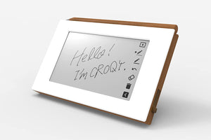 Croqy Electronic Note Taking E-paper Display with real wood