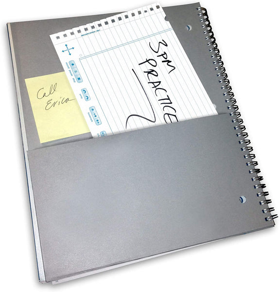 Livescribe 8.5 x 11 3-Subject Notebook #1, Blue