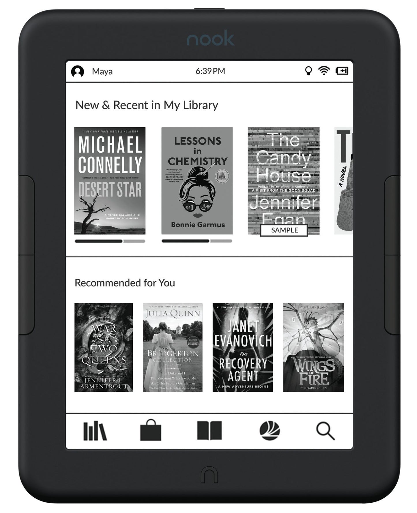 Barnes and Noble Nook Glowlight 4e e-reader