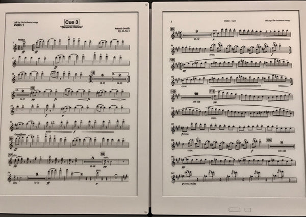 GVIDO Digital Music Score - Dual Screen E INK